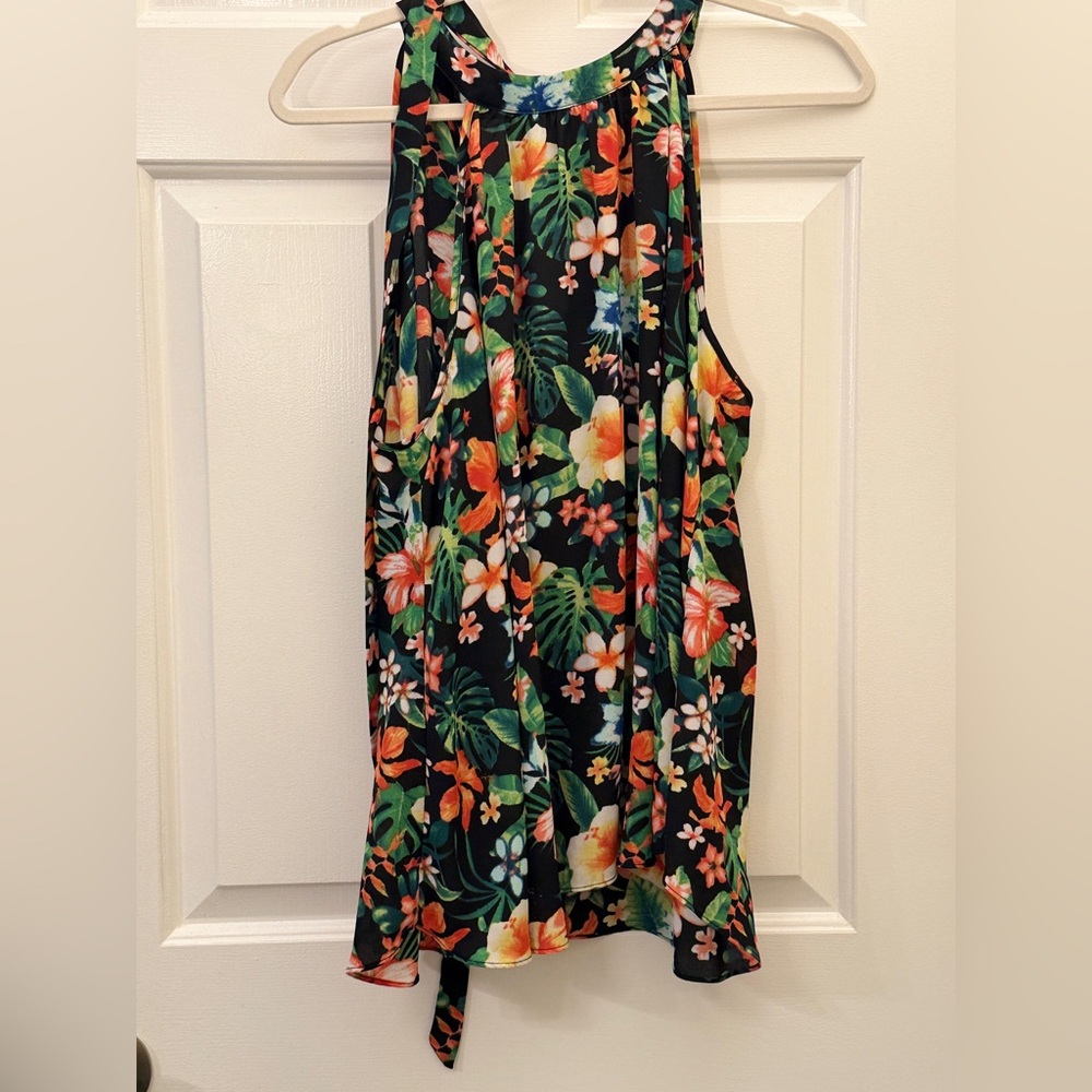 Floral Sleeveless Top